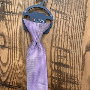 CHAPS Lavender Micro-Pattern Boy’s  Neck Tie great SPRING color